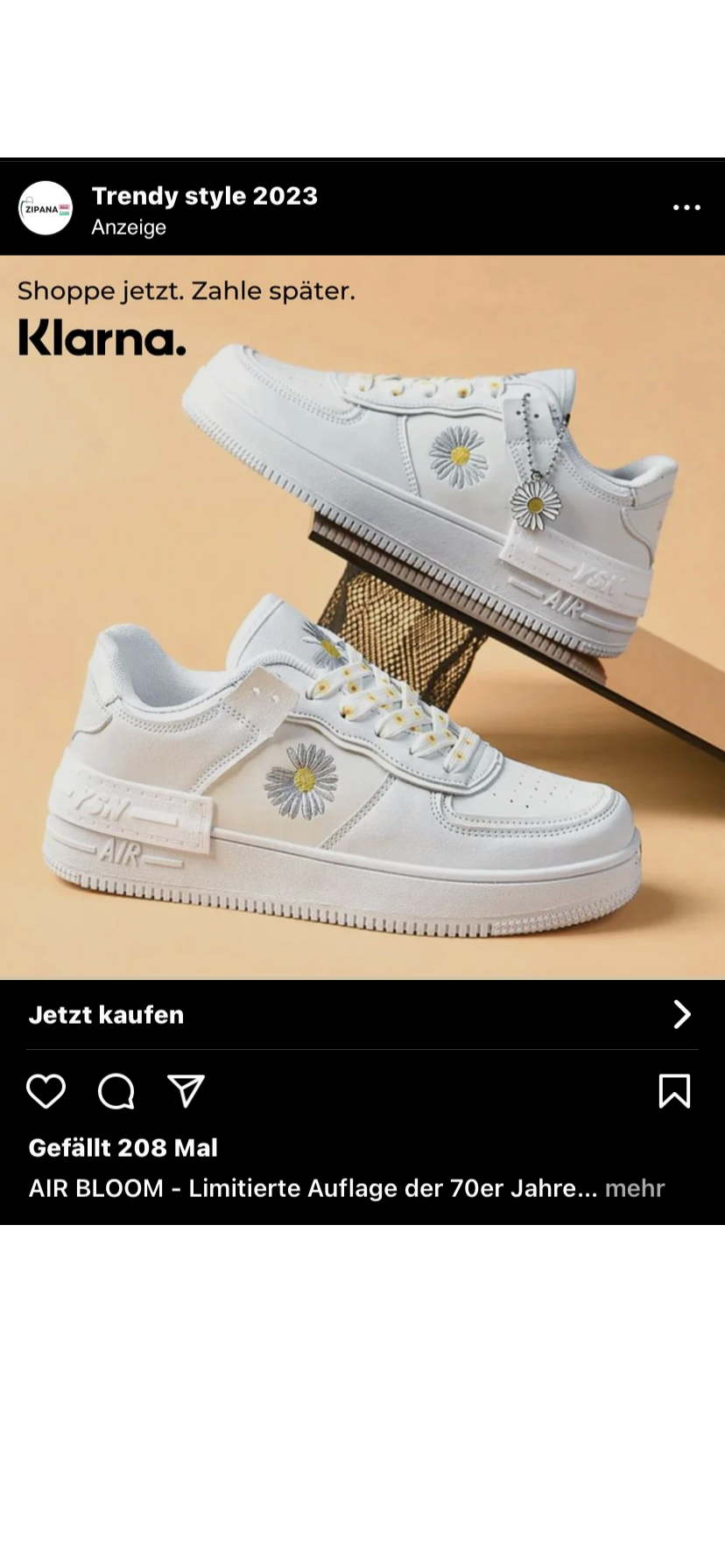 2 weiße Sneaker